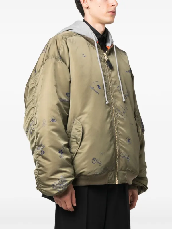 ジャケット・アウター vetements 21AW bomber jacket size xs VETEMENTS reversible bomber jacket Double Zip Bomber men's black