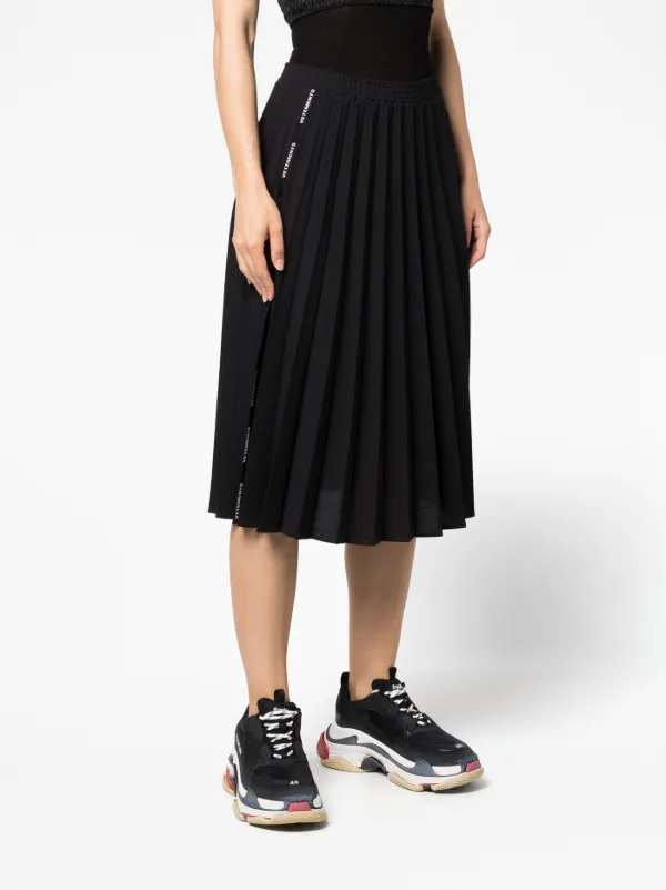 VETEMENTS プリーツスカート - Farfetch 