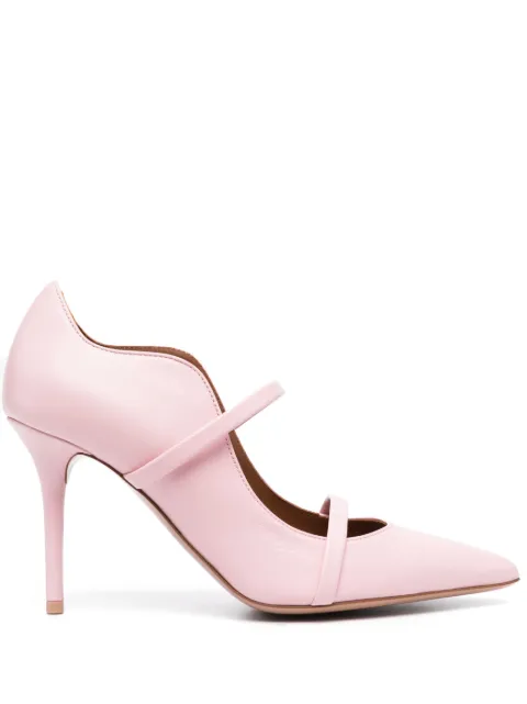Malone Souliers Maureen 85mm leather pumps