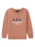 A.P.C. KIDS Joy cotton sweatshirt - Pink