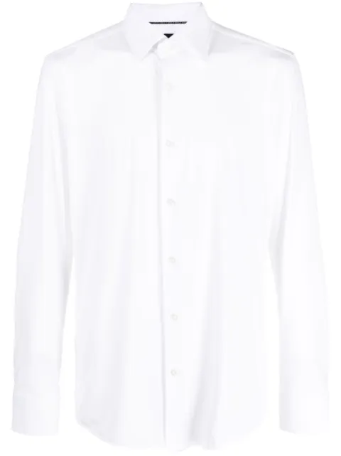 BOSS pointed-collar long-sleeve shirt 