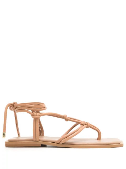 Lenny Niemeyer knot-detailing leather sandals