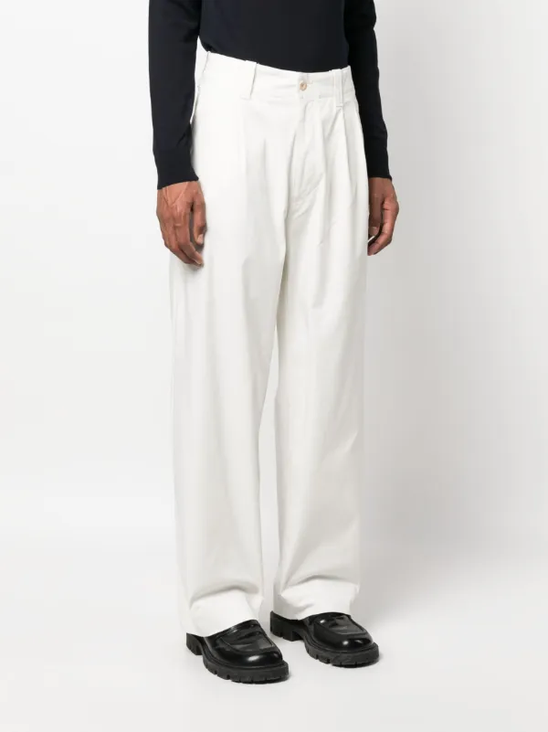 Armani best sale white trousers