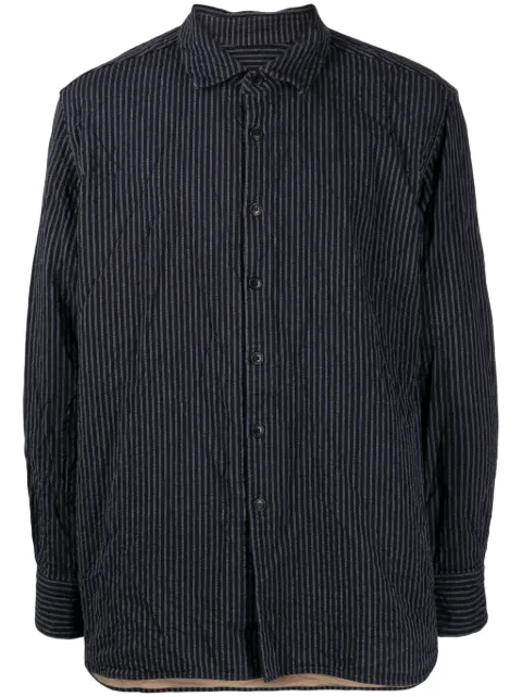 Casey Casey striped long-sleeve cotton shirt