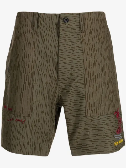 PRESIDENT'S Camouflage-print cotton shorts