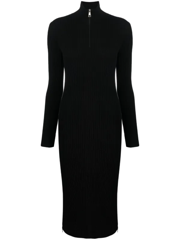 moncler midi dress Black Midi Dress - Dresses for Women