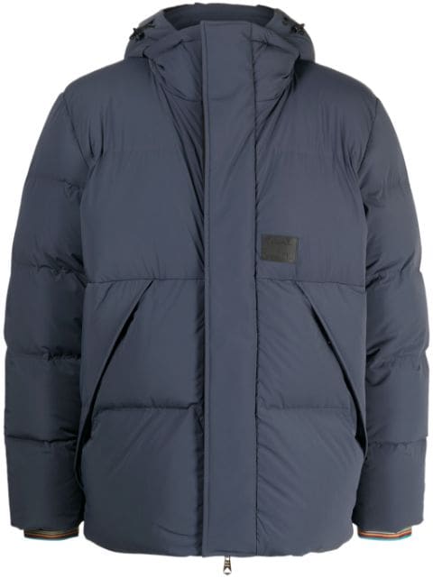 Paul Smith logo-patch padded jacket