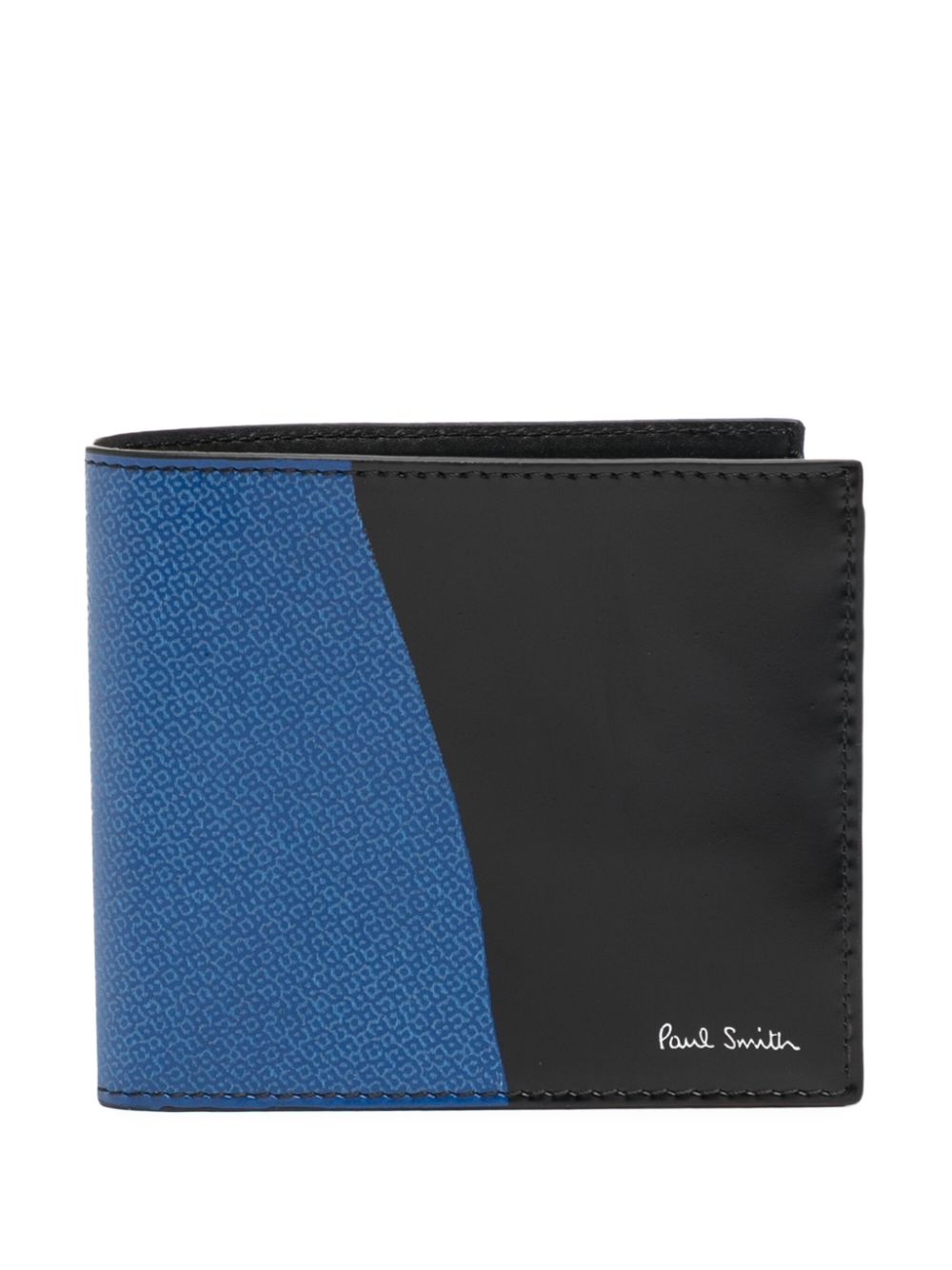 PAUL SMITH RUG-PRINT LEATHER WALLET
