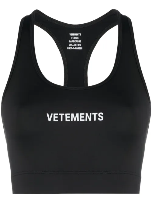 Brassière de sport à dos nageur - VETEMENTS - Modalova