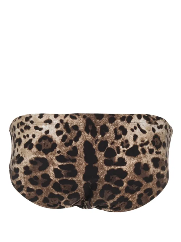 【DOLCE & GABBANA】leopard-print ビキニ briefs DOLCE&GABBANA Leopard-print bikini briefs | NET-A-PORTER