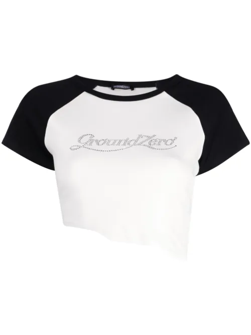 T-shirt à logo appliqué - Ground Zero - Modalova