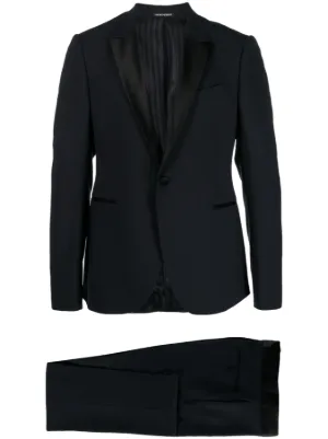 Emporio Armani シングルスーツ | ブラック | FARFETCH JP