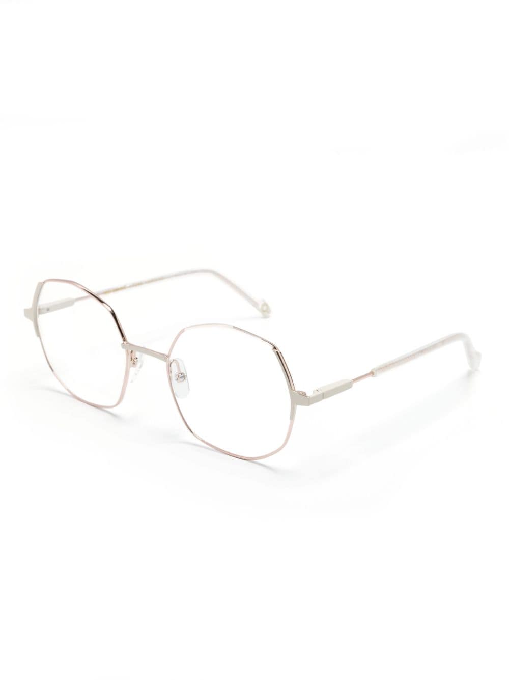 Shop Etnia Barcelona Alexandrite Geometric-frame Glasses In Pink