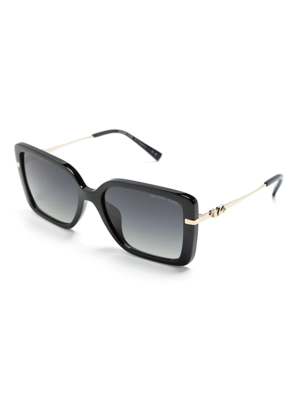 Michael Kors gradient square-frame sunglasses - Zwart