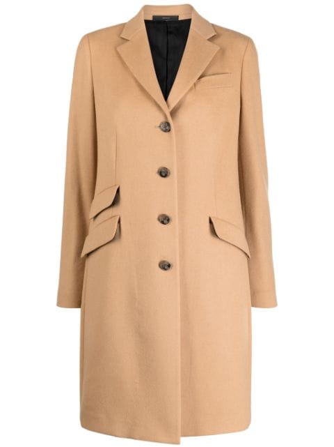 Paul Smith notched-collar wool coat