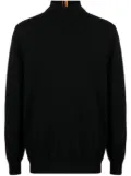 Paul Smith stripe-detailing roll-neck jumper - Black