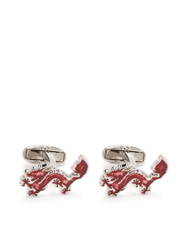 Paul Smith Dragon Enamel Cufflinks Farfetch