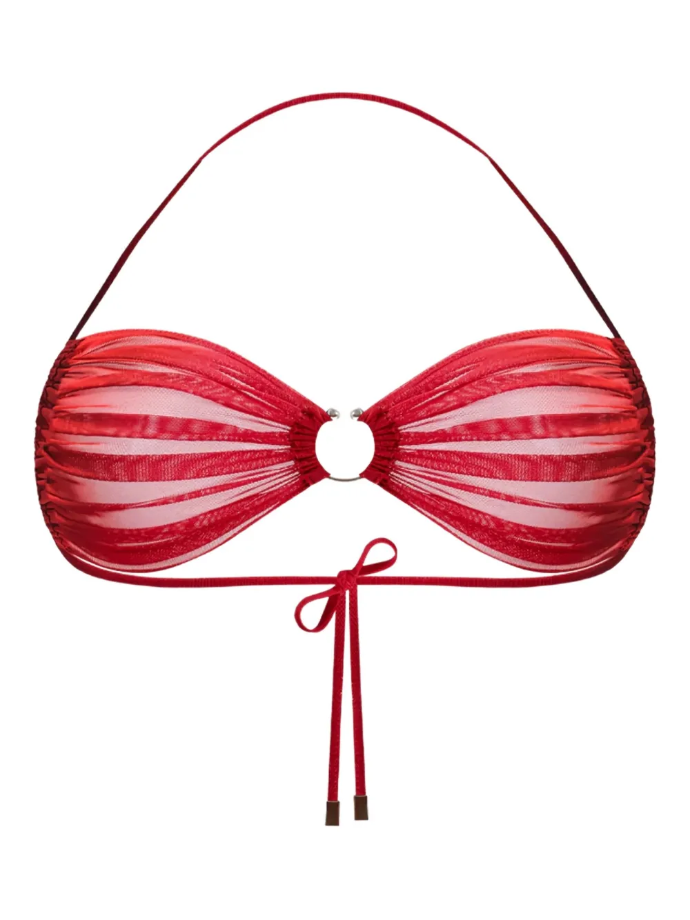 Zhilyova Icon gathered-tulle halterneck bra | Image 2
