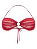 Zhilyova Icon gathered-tulle halterneck bra