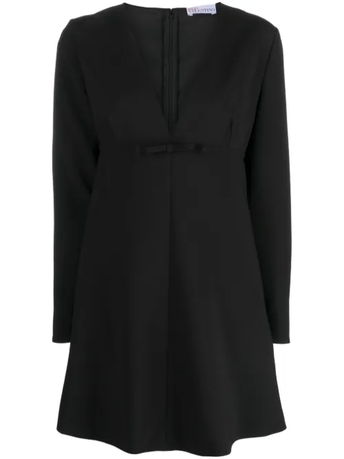 Robe courte à détail de nœud - RED Valentino - Modalova