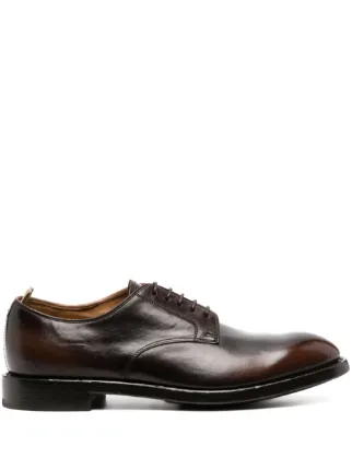 Officine Creative レザー ダービーシューズ | ブラウン | FARFETCH JP