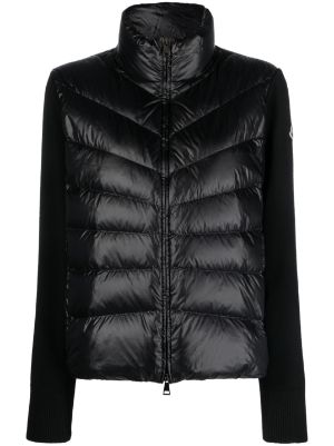 High Shine Panel Puffer Jacket