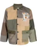 PRESIDENT'S logo-patch cotton military jacket - Brown
