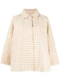 Casey Casey Dries gingham-check shirt jacket - Neutrals