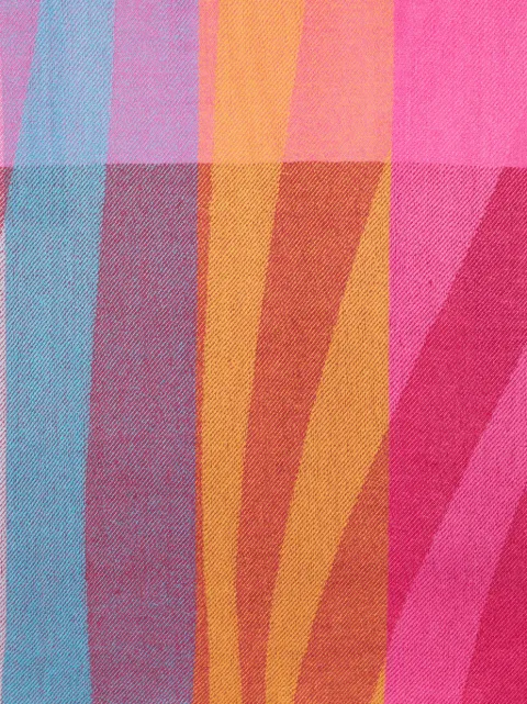 Paul Smith Swirl Stripe colour-block scarf W1A250KL687 - 1