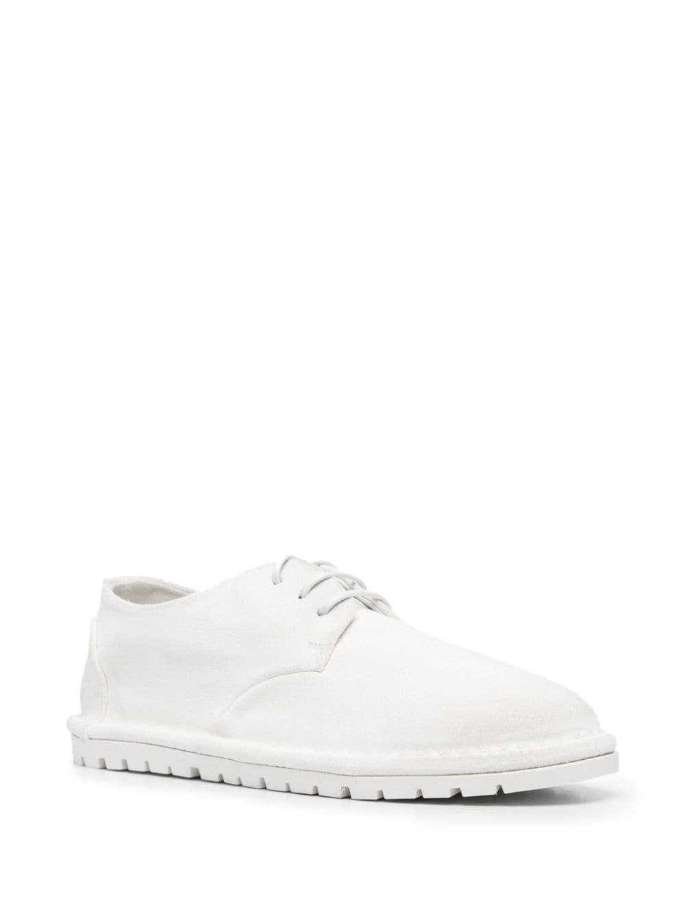 Shop Marsèll Round-toe Leather Oxfords In Weiss