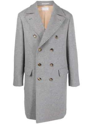 Brunello Cucinelli double breasted wool cashmere Coat Farfetch