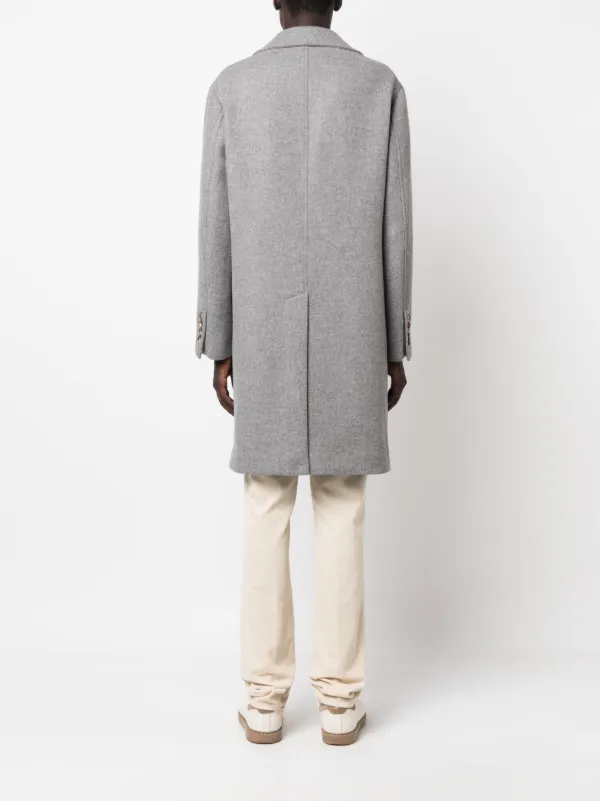 Gray deals cashmere coat