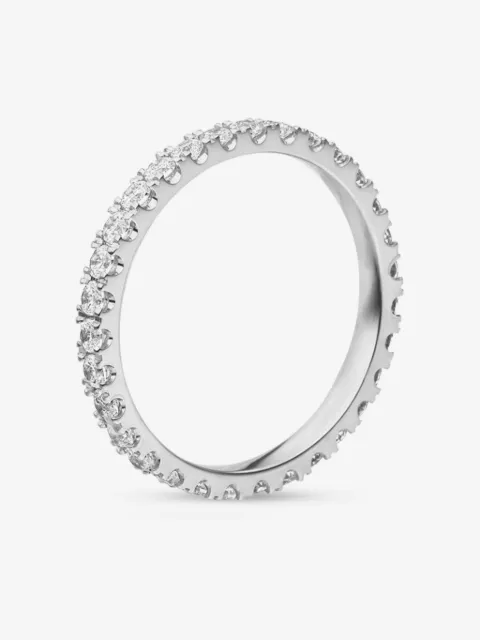 VEYNOU 18kt Memory Ring aus recyceltem Weissgold mit Diamanten