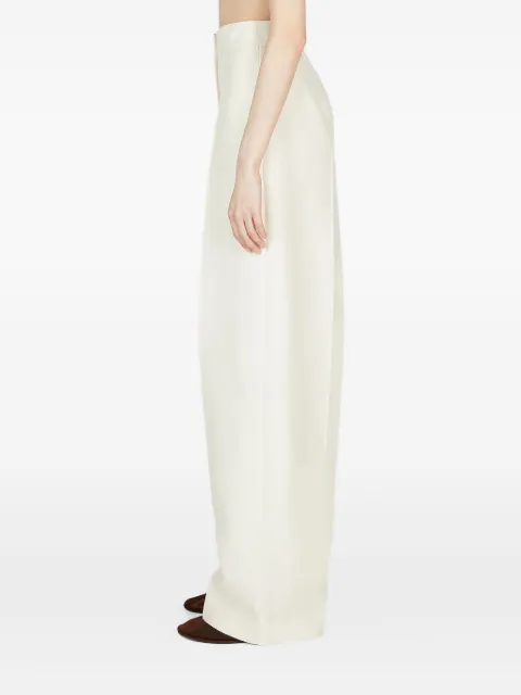 The Row pressed-crease trousers
