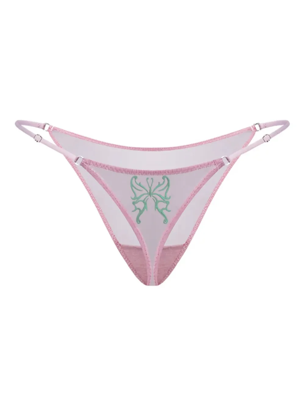 Zhilyova String van tule - Roze