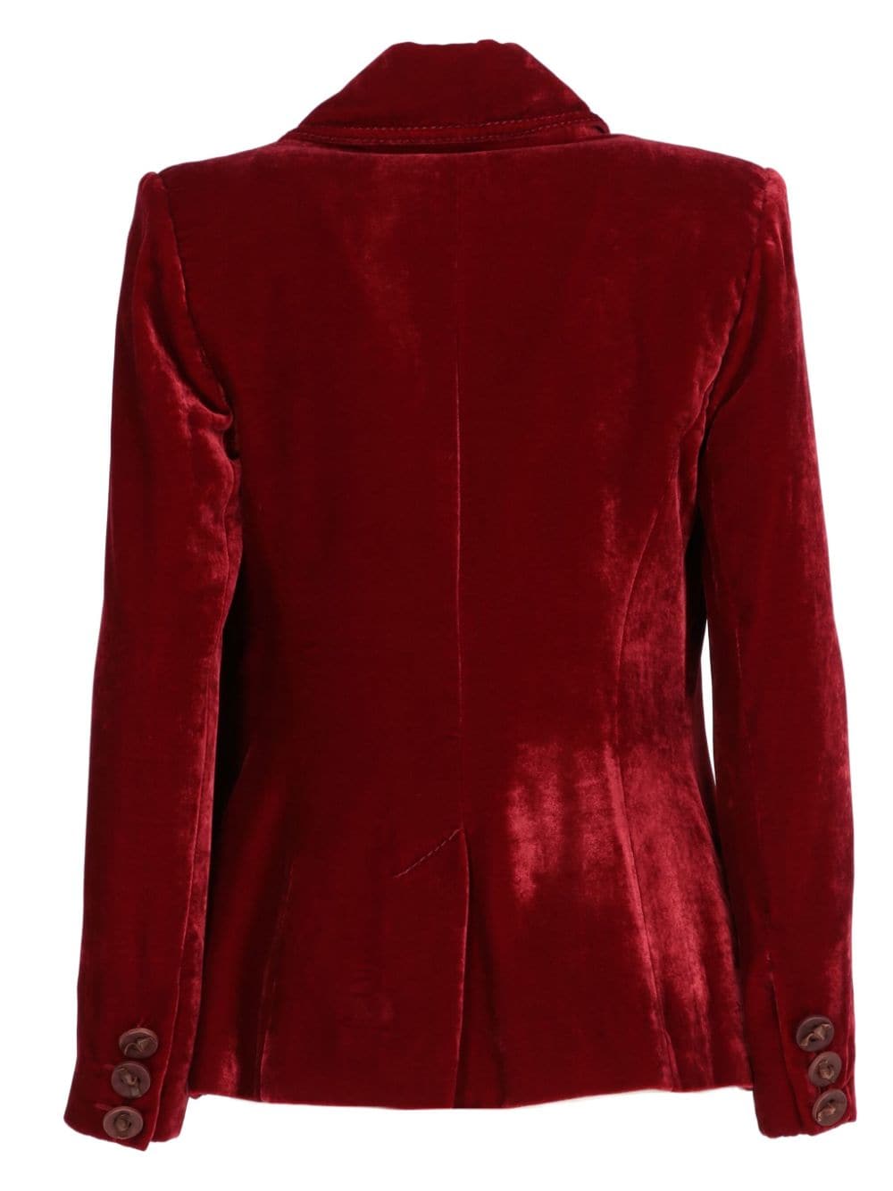 Christian Dior Pre-Owned 2000s velvet blazer - Rood