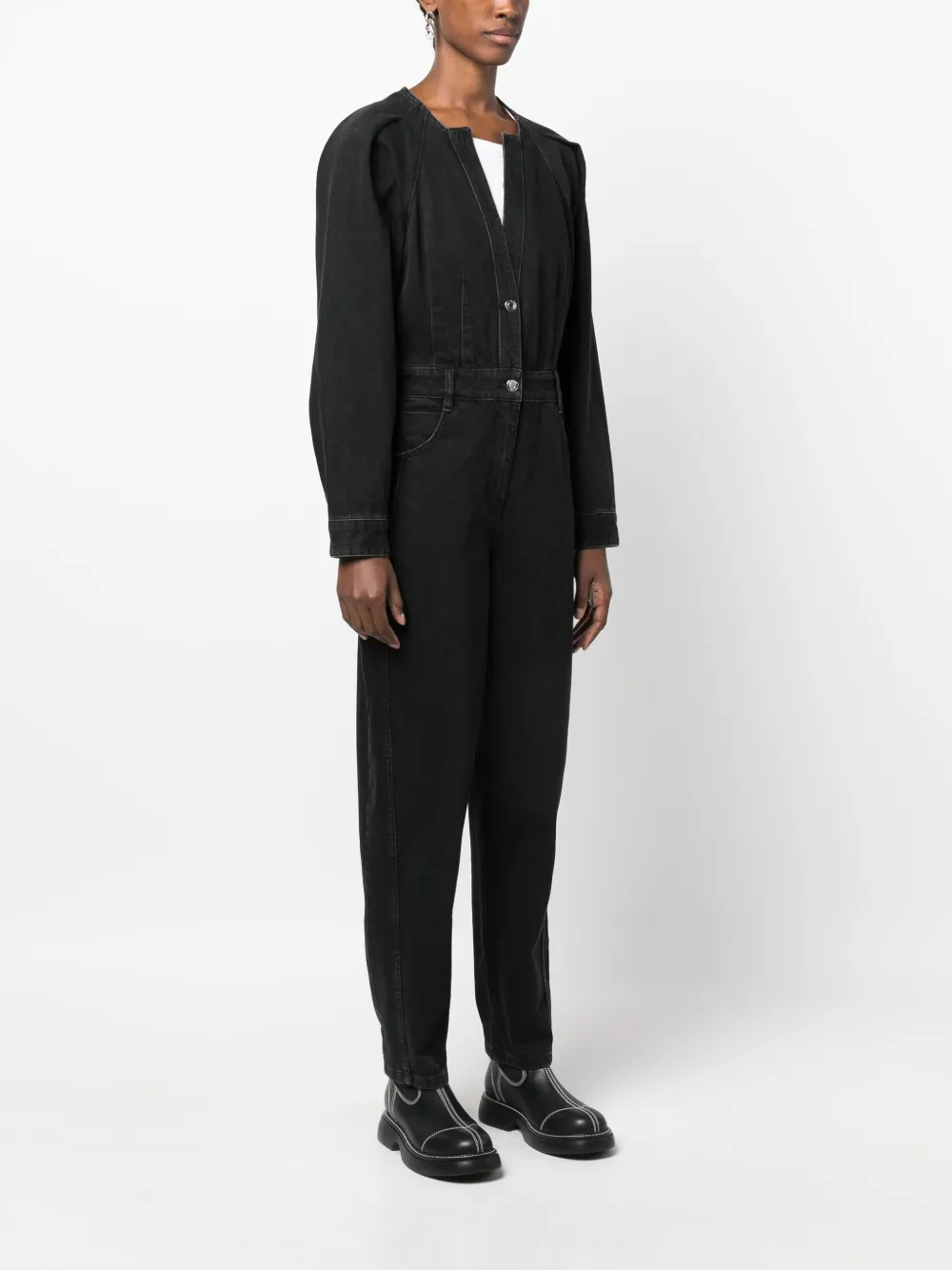 Iro Tiase Jumpsuit In Black