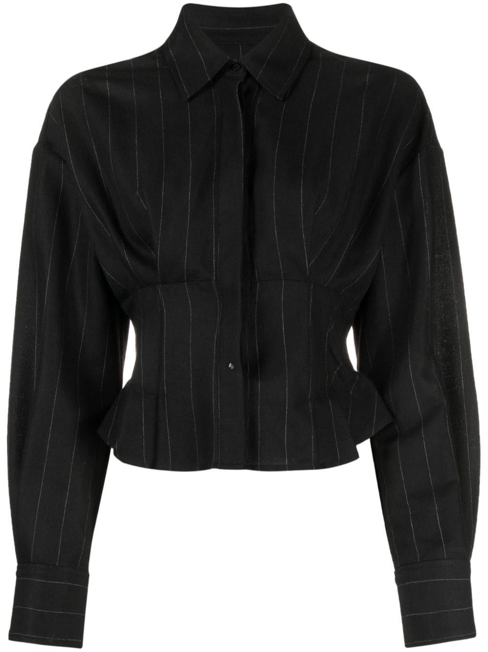 IRO Pinstripe Pleated Shirt - Farfetch