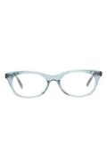 Oliver Peoples Dezerai rectangle-frame glasses - Blue