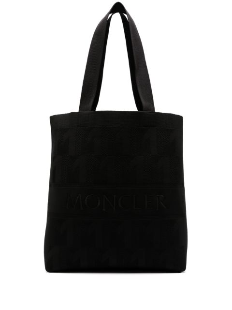 Moncler monogram-jacquard tote bag