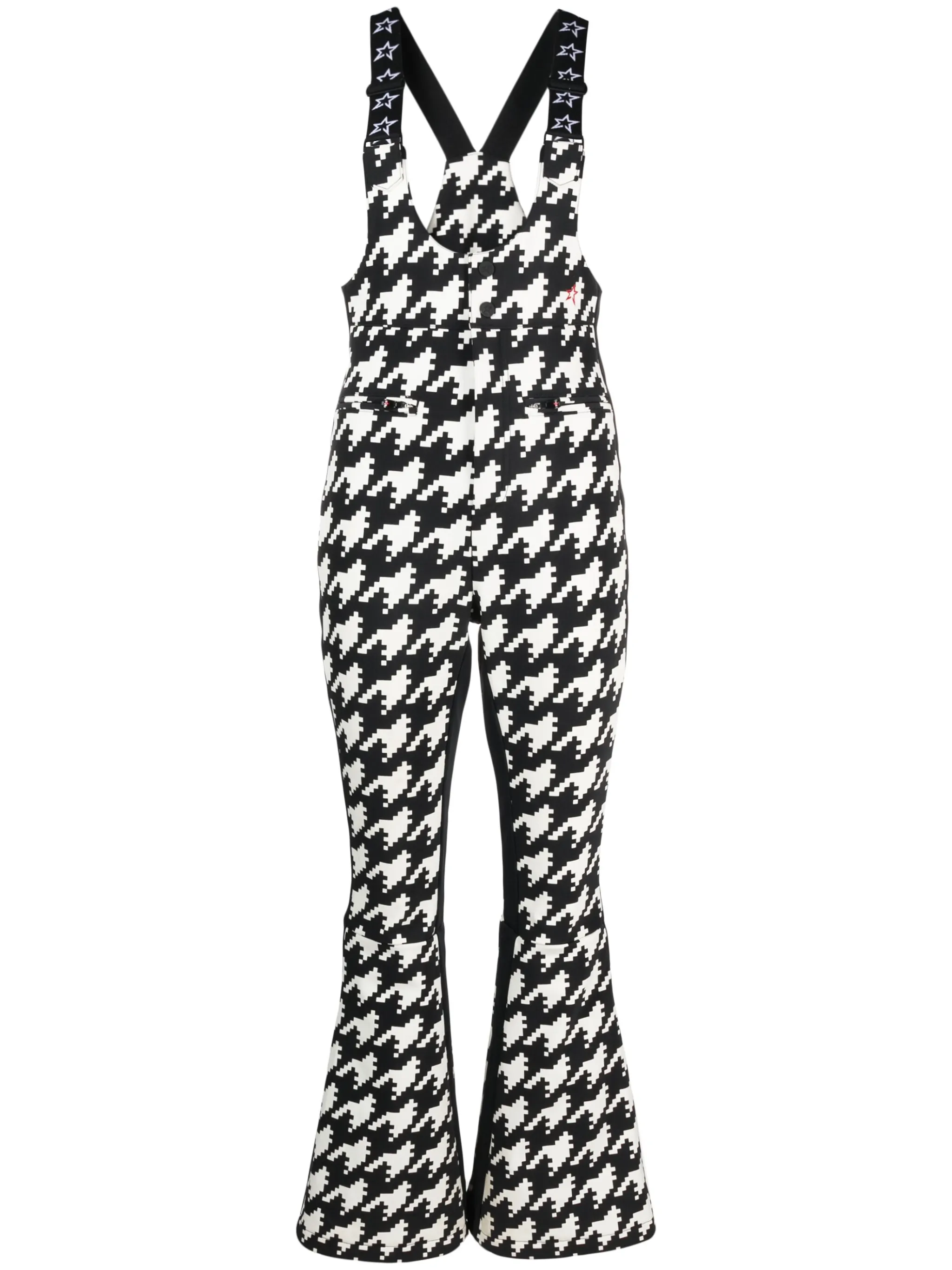 Perfect Moment Isola houndstooth ski salopettes