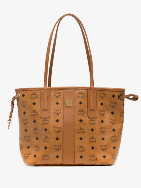 MCM small Liz monogram-pattern tote bag