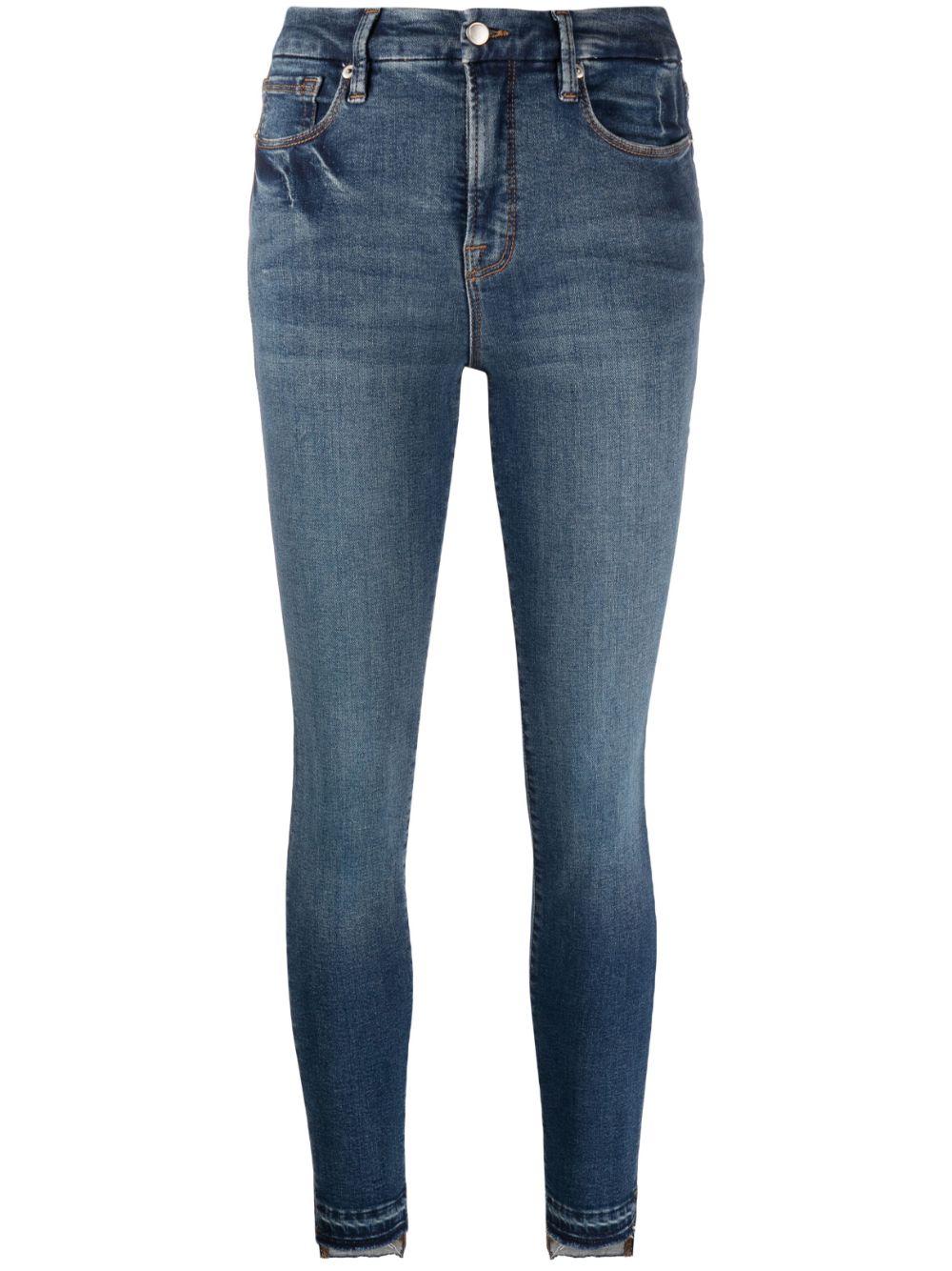 Good American Good Legs high-rise skinny jeans - Blau