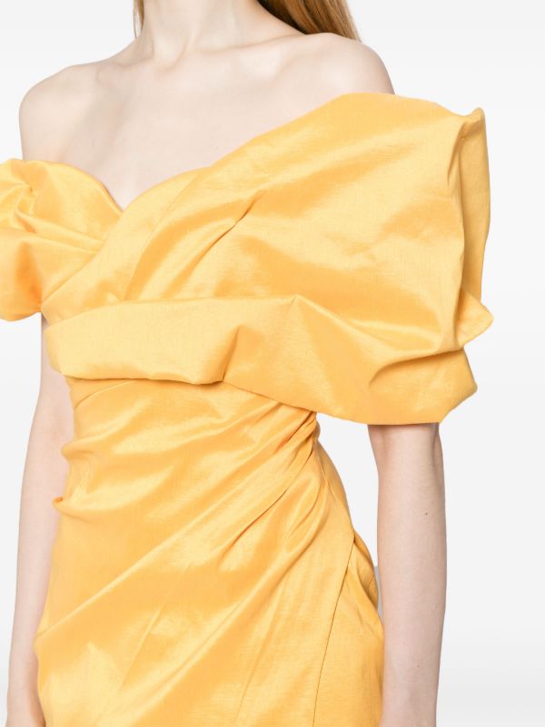 Rachel gilbert 2024 yellow dress