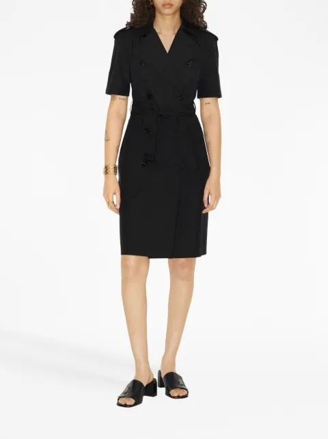 Burberry short-sleeved belted trenchcoat dress 8071035 - 1