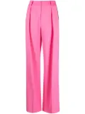 AREA crystal-embellished palazzo trousers - Pink