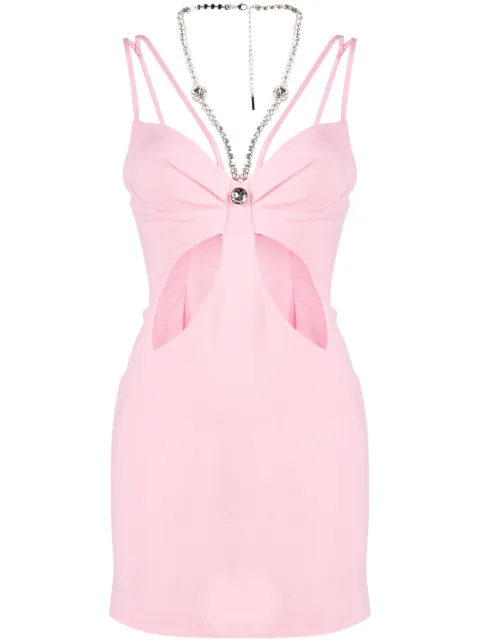 AREA Butterfly cut-out mini dress