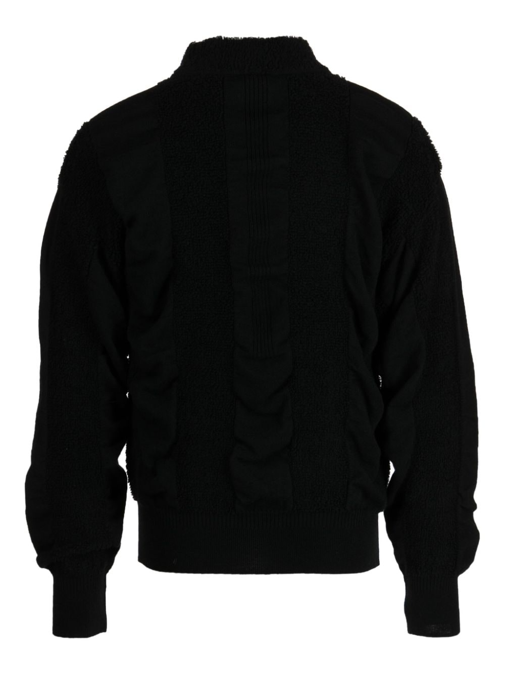 CFCL mock-neck wool jumper - Zwart