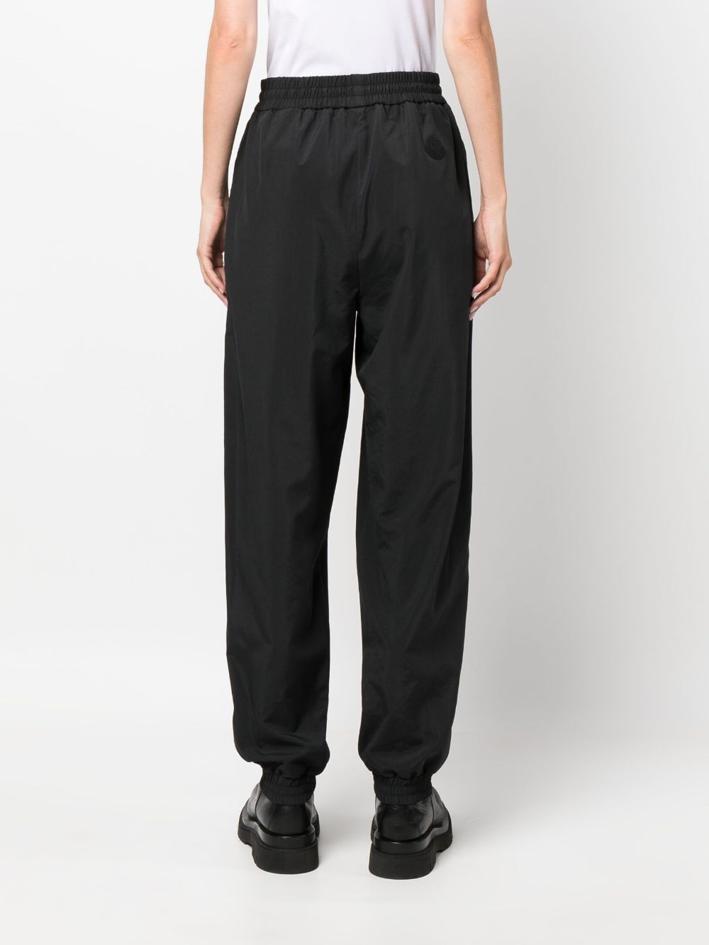 Shop Moncler Drawstring-waist Track Pants In Black