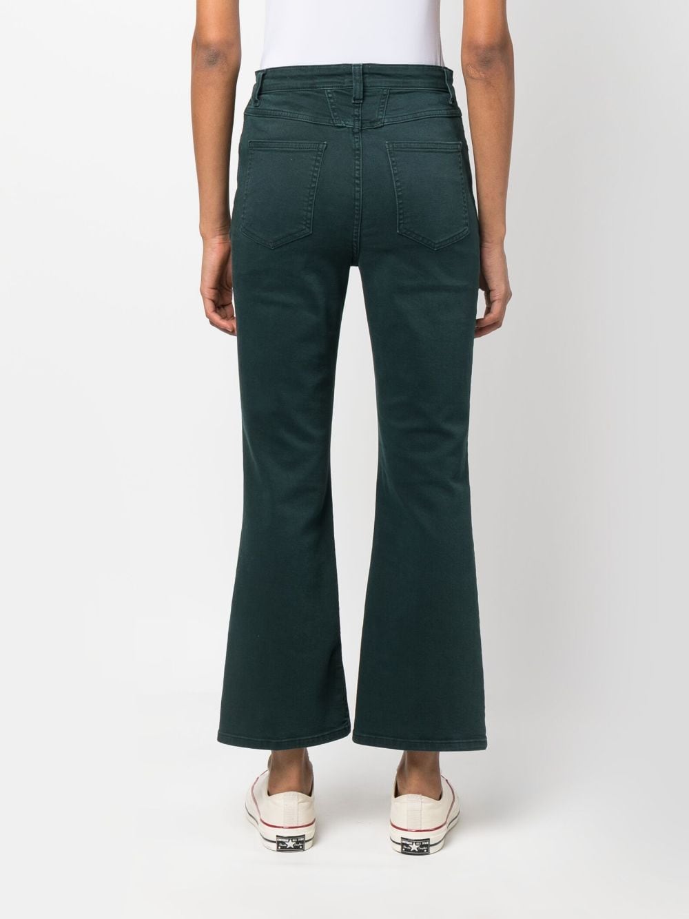 Shop Closed Cropped Straight-leg Jeans In Grün